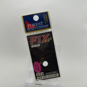 Non usato Forest FIX match 0.7g 3 スモークゴールド