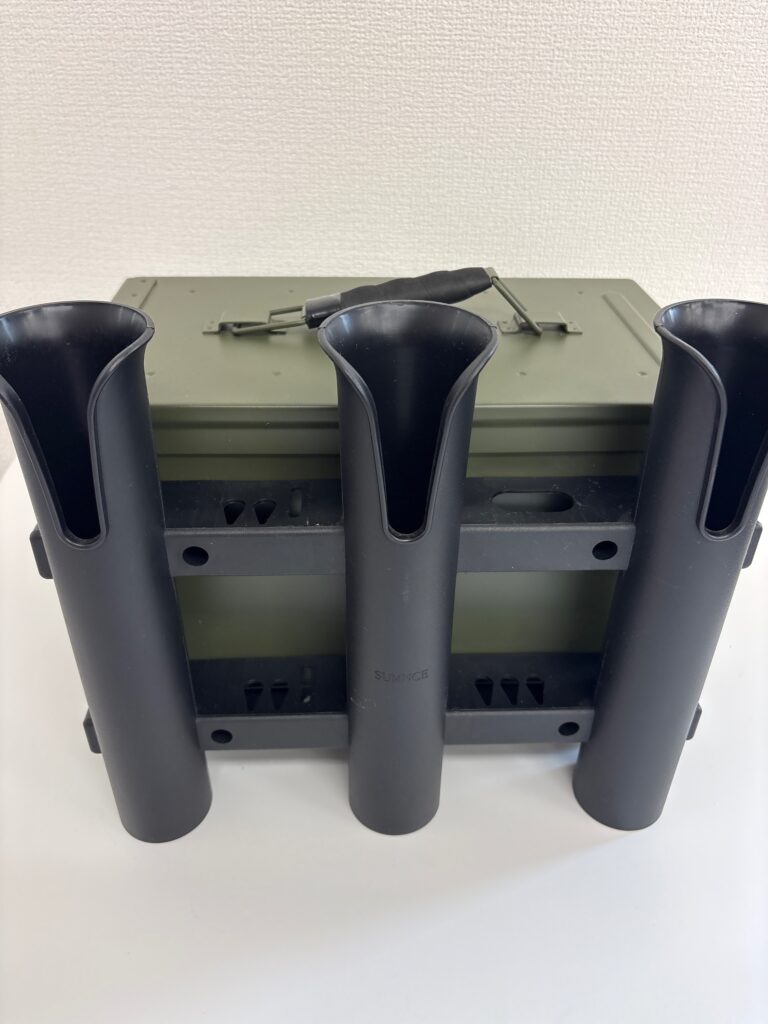 Non usato ALFRED ダンガンタックルボックス スペシャル Olive 別売り ロッドホルダー×2付き image 4