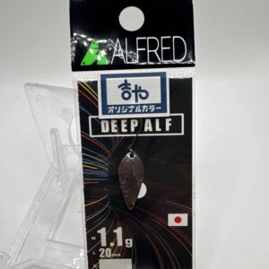 Non usato ALFRED DEEP ALF 1.1g ブラウンフォグシルバー