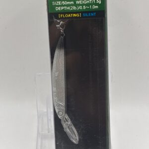 Non usato NORIES Pelican Minnow 425H セミホロシルバーKT